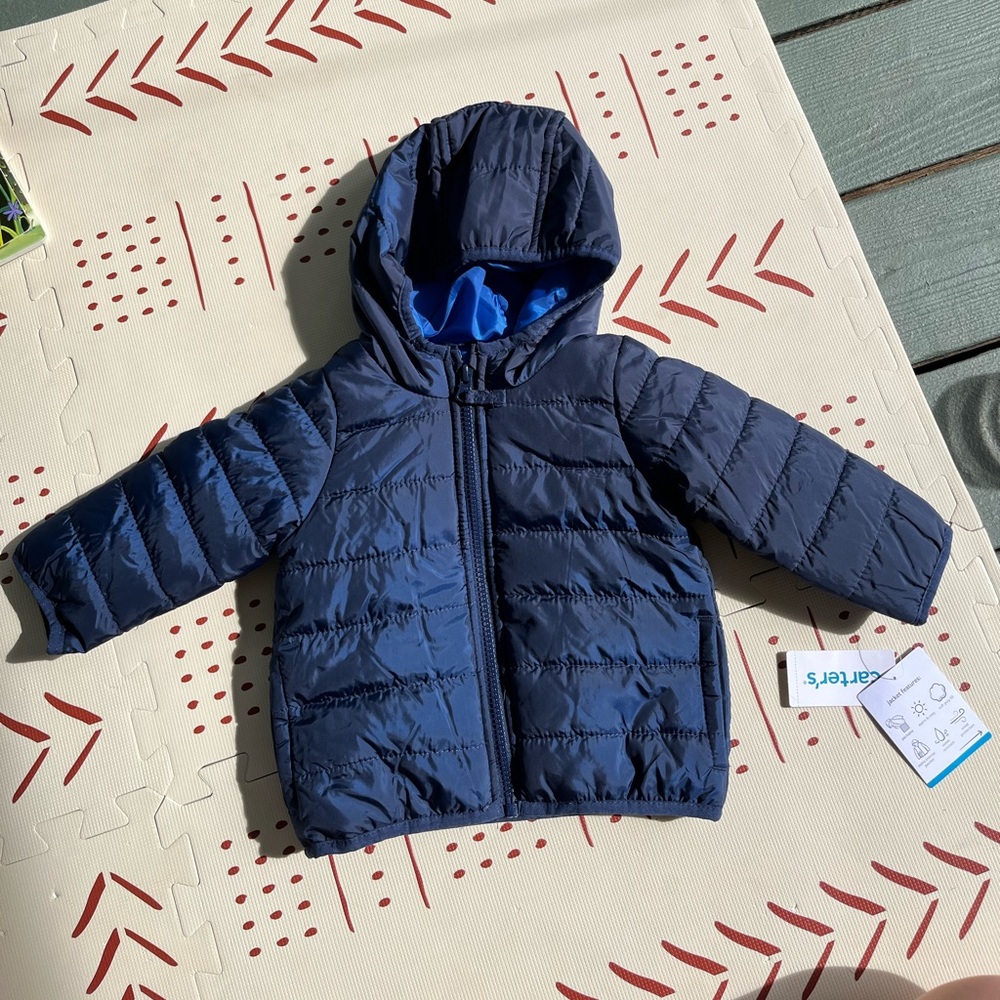 NWT fall/winter puff snow jacket Carters